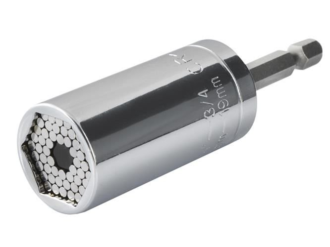 Cheie Tubulară Universală 7-19 mm cu Extensie, Oțel Crom-Vanadiu CR-V, Hexagonal, Greutate Set 160 g