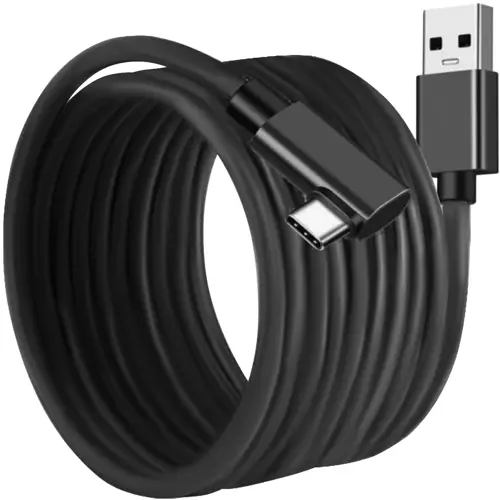 Cablu USB 3.2 Tip-C, 5m, pentru Transfer de Date, Negru